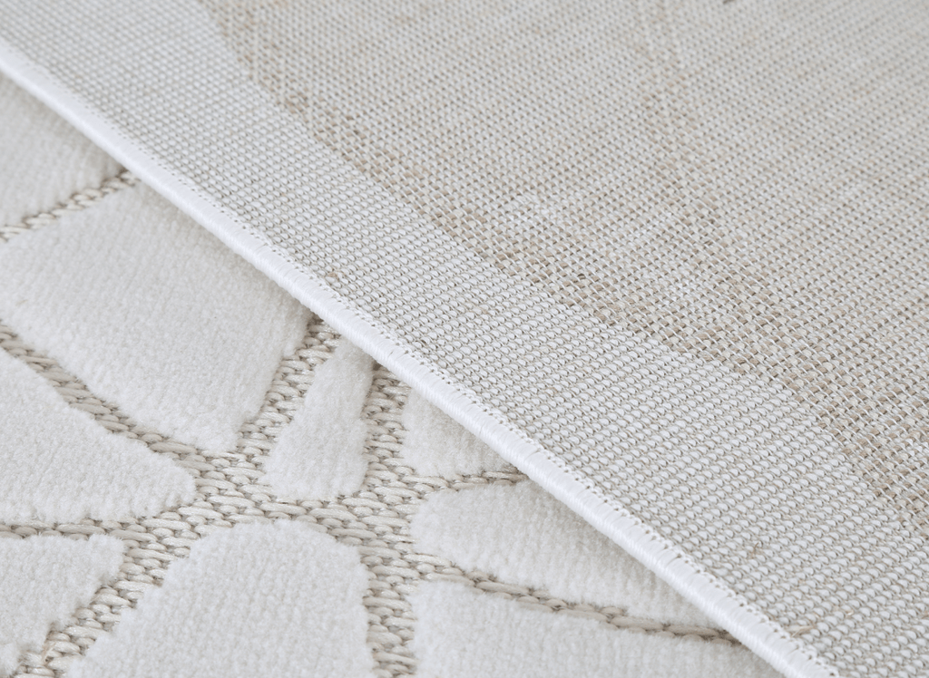 Tapis gris à motifs rosaces 160 x 230 cm SINGAPOUR