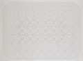 Tapis gris à motifs rosaces 200 x 290 cm SINGAPOUR