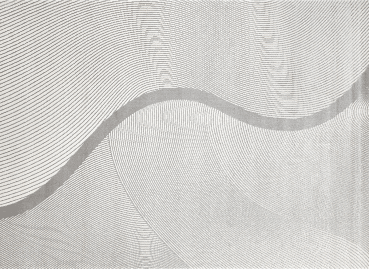 Tapis gris à motifs vague 160 x 230 cm KANSAS