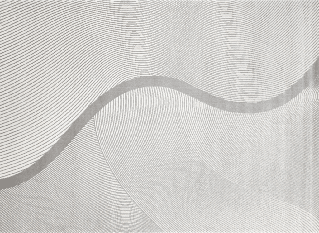 Tapis gris à motifs vague 200 x 290 cm KANSAS