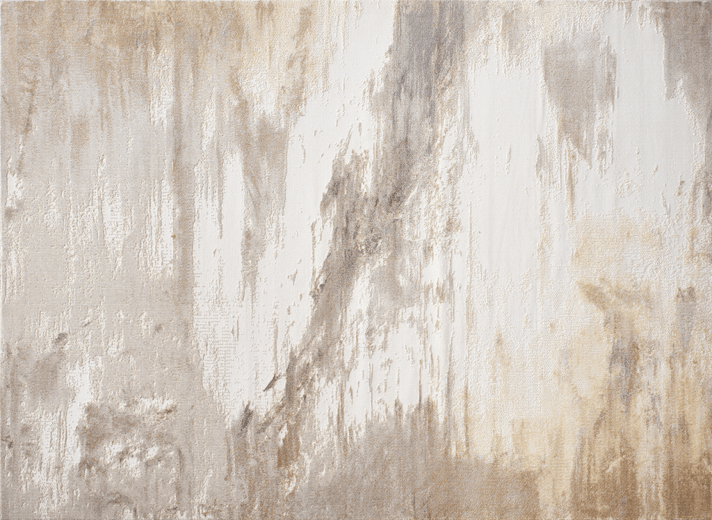 Tapis gris et beige à motifs 200 x 290 cm PISE