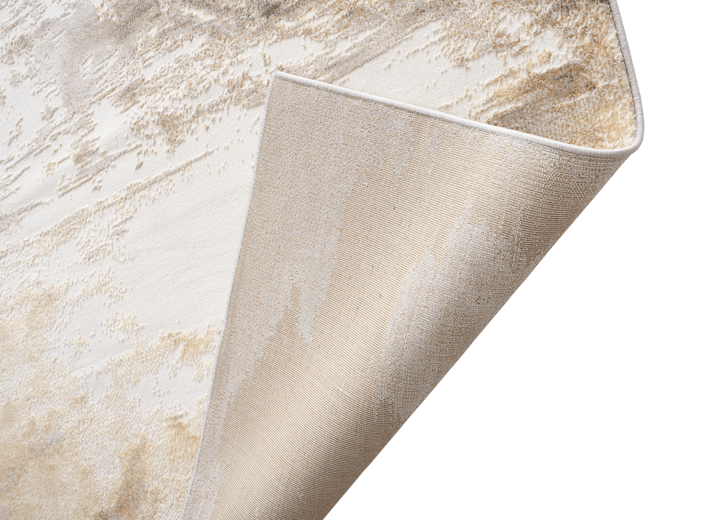 Tapis gris et beige à motifs 200 x 290 cm PISE