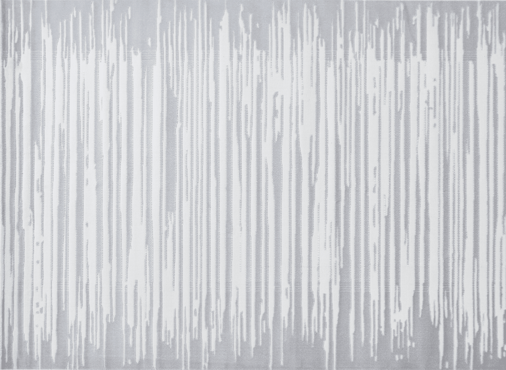 Tapis gris et blanc 160 x 230 cm FROST
