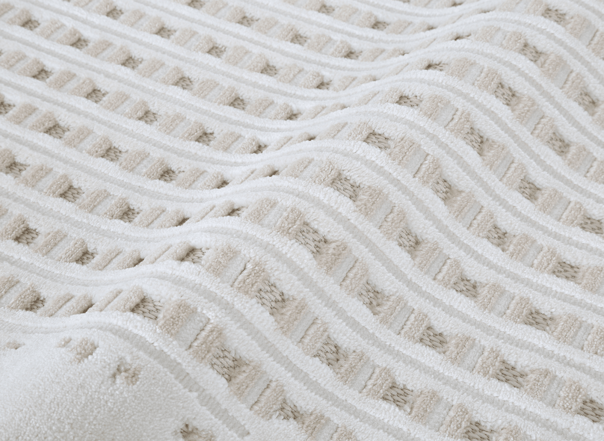 Tapis gris et taupe à motifs graphique 160 x 230 cm SIRMA