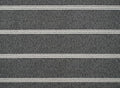 Tapis noir à motifs chevrons blancs 200 x 290 cm AIDA