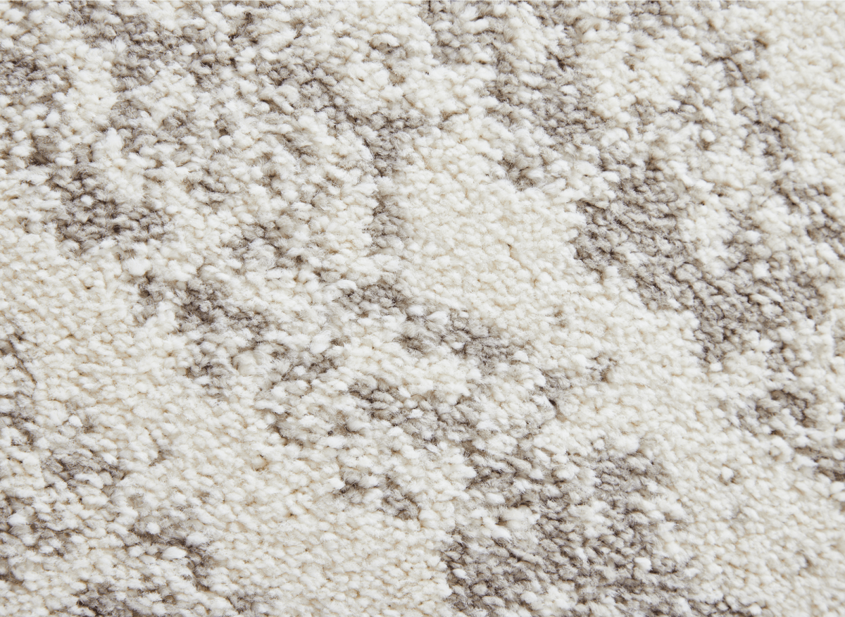 Tapis strié beige et gris 200 x 290 cm NOEA